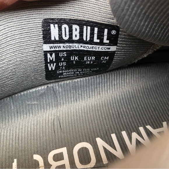 NOBULL Gray Suede Women's Lace Up Trainer Sneaker Shoes - Picture 5 of 6